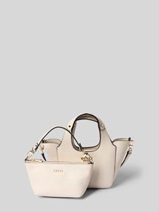 Guess Handtas met labelapplicatie, model 'HELINA'