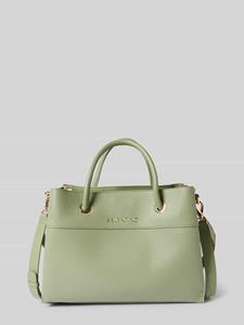 VALENTINO BAGS Handtas met labeldetail in metallic