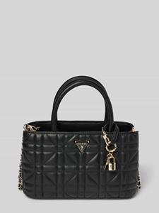 Guess Handtas met doorgestikte naden, model 'EDITA ELITE SATCHEL'