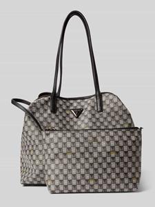 Guess Handtas met labelapplicatie, model 'WAVE'