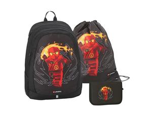 Lego Schooltasset (Ninjago rood)