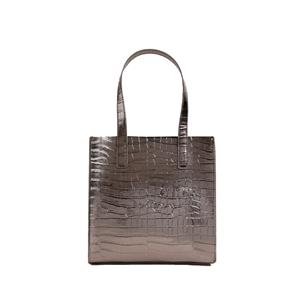 Ted Baker  Reptcon Croc Detail Small Icon Gunmetal