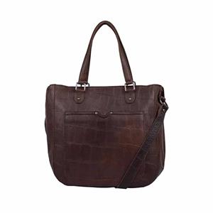 Cowboysbag  Big Croco Handbag Midvale Hickory
