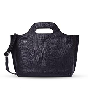 MYOMY  My Paper Bag Carry Handbag Anaconda Black