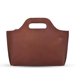 MYOMY  My Paper Bag Carry Mini Hunter Cognac