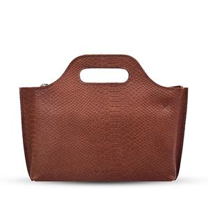 MYOMY  My Paper Bag Carry Mini Anaconda Brandy