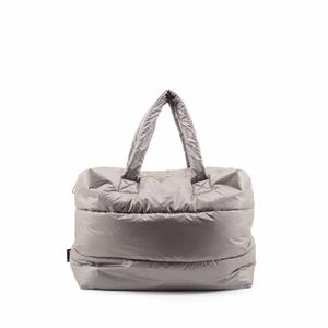 Tinne + Mia Tinne+Mia Camill Big Puffy Weekend Bag Greige Gold
