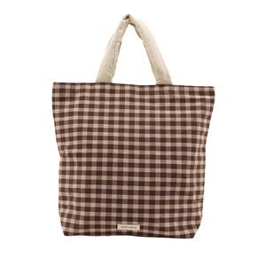 Monk and Anna Monk & Anna Baya Shopper Check Brown