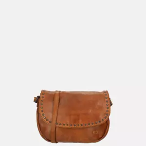 Bear Design crossbody tas studs cognac