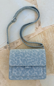 The Musthaves Denim Leopard Handtas