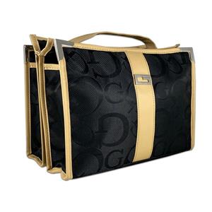 Douglas accessoires Duo toilettas jacquard zwart