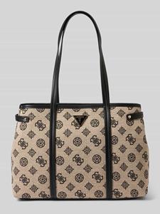 Guess Handtas met labelapplicatie, model 'BEYZA GIRLFRIEND TOTE'