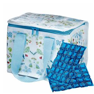 Puckator Kleine lunch koeltas met 2x flexibel koelelement - Julie Dodsworth print - 4,7 liter -