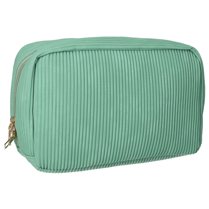 Traveller Toilettas Rib Stof turquoise