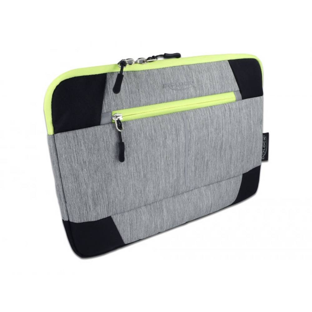 Delock 18410 Laptoptas Geschikt voor max. (laptop): 33,8 cm (13,3) Zwart, Grijs, Geel