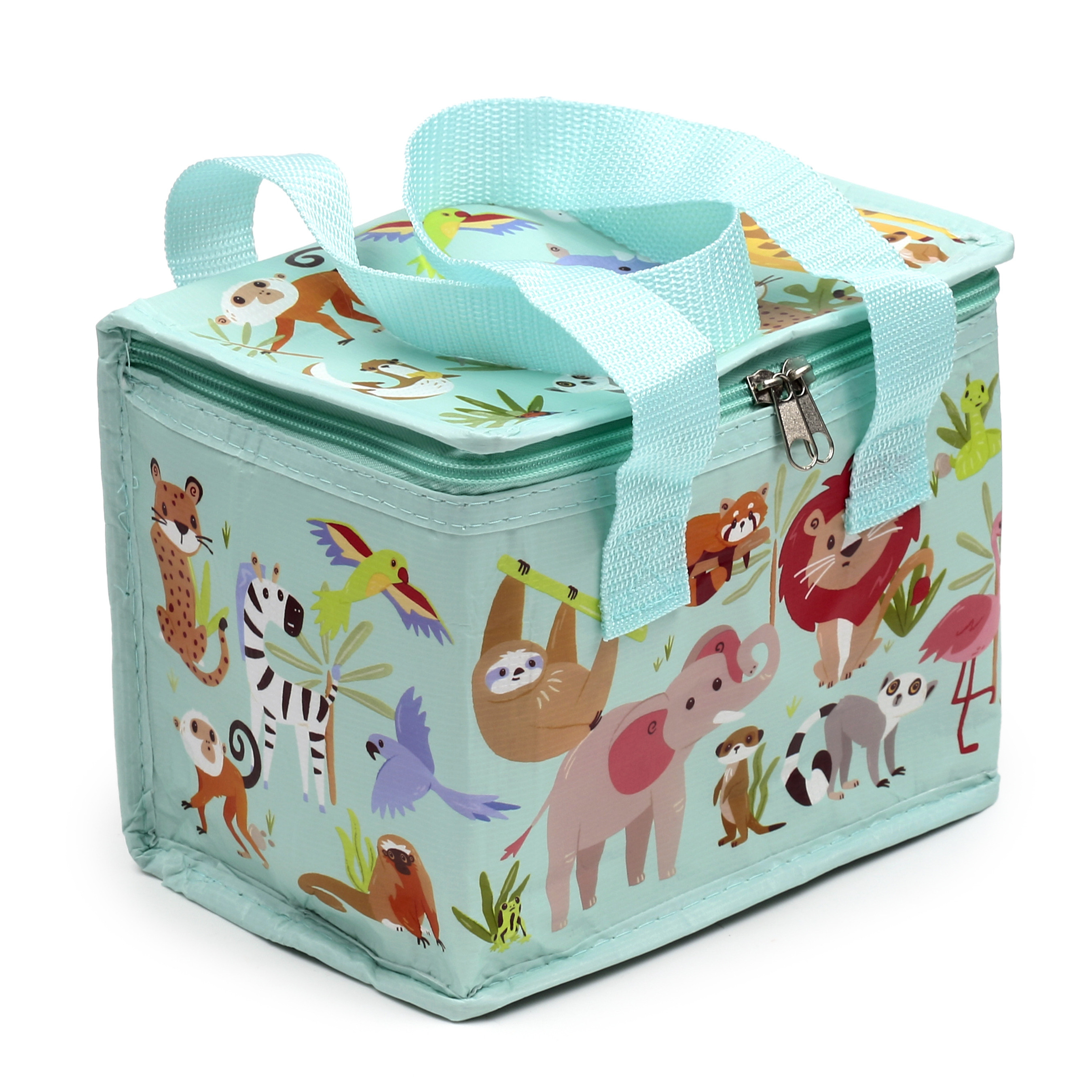 Puckator Kleine lunch koeltas - Animal Kingdom print - 20 x 15 x 14 cm - 4,7 liter -