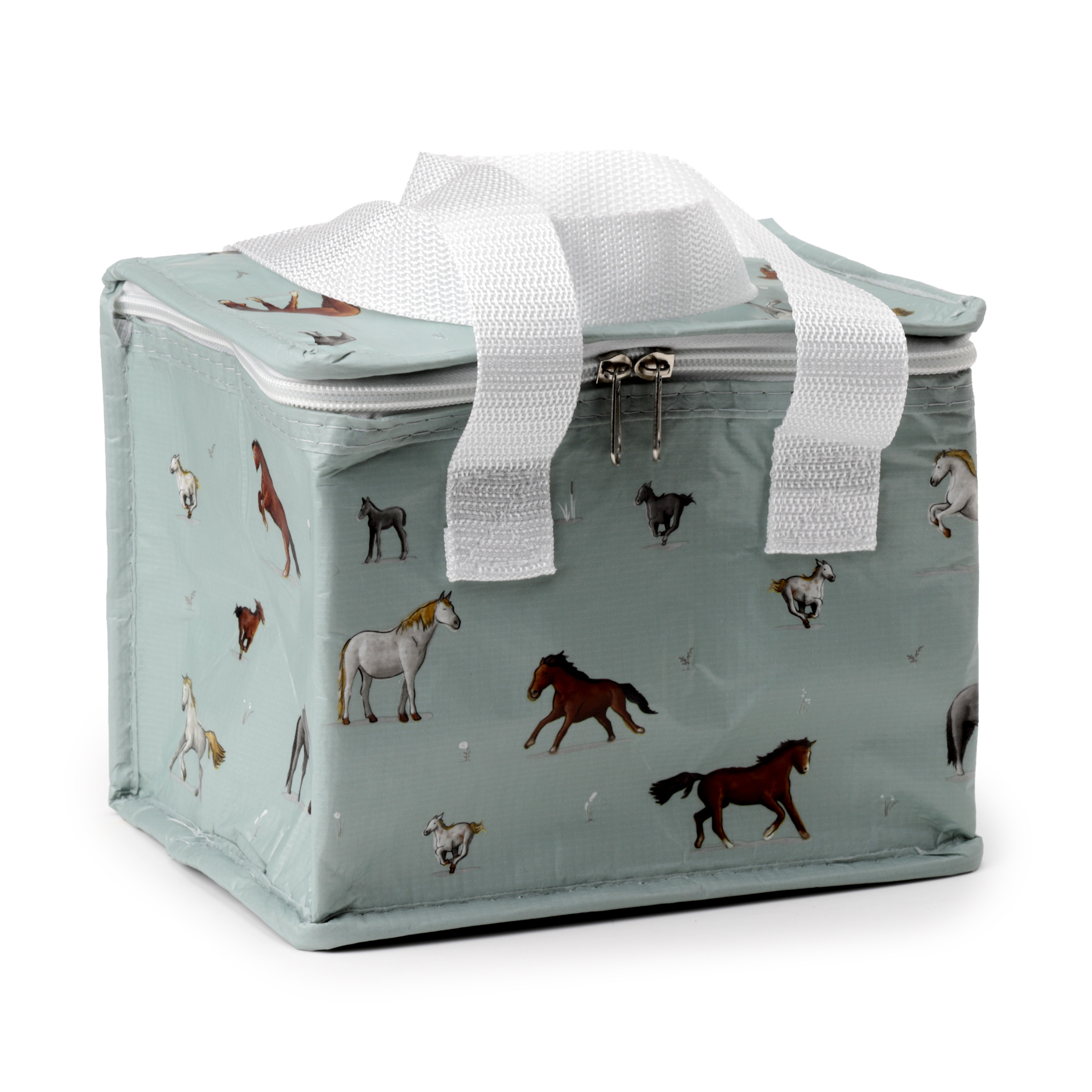 Puckator Kleine lunch koeltas - Paarden Kingdom print - 20 x 15 x 14 cm - 4,7 liter -