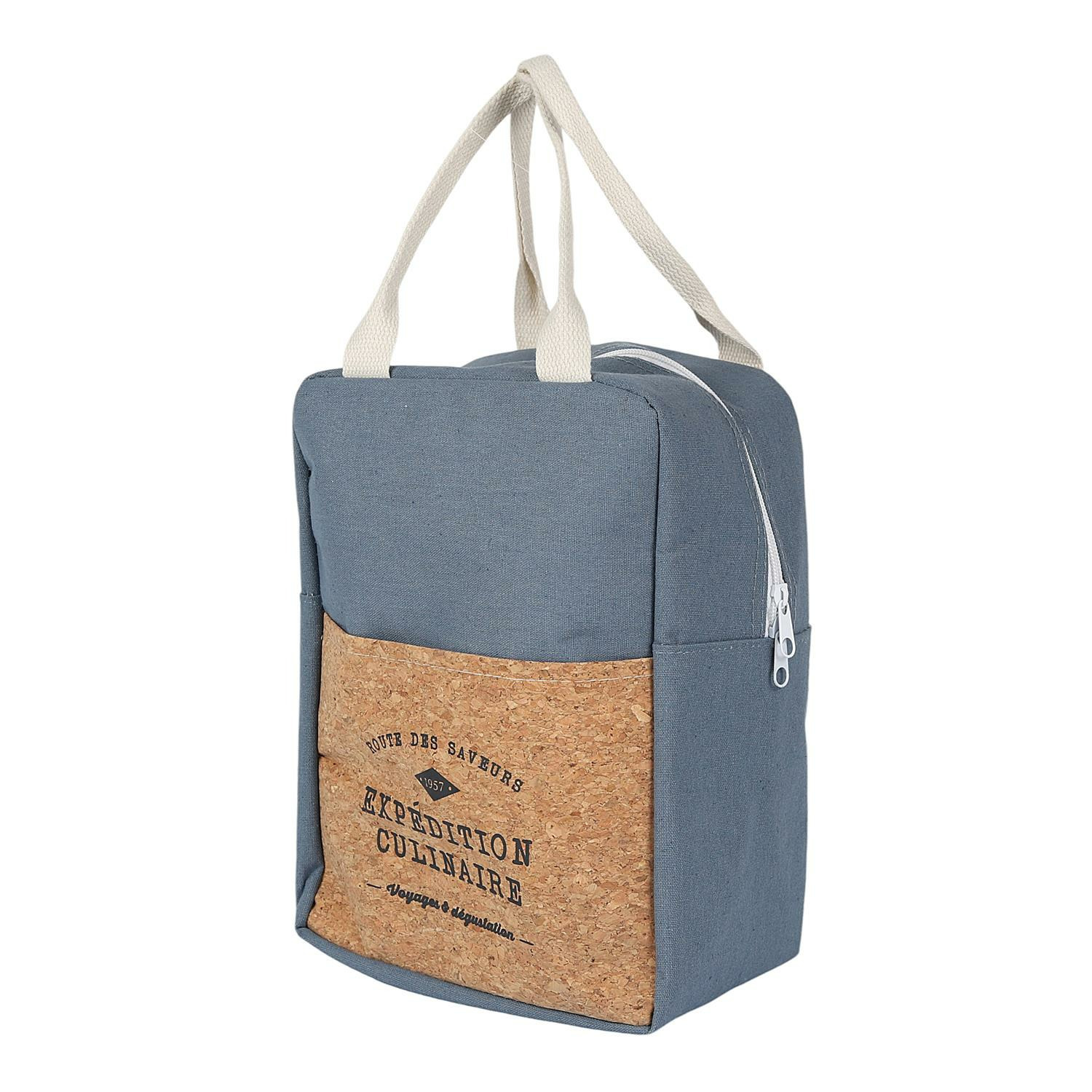 Cook Concept Koeltas Miami - voor lunch en drankjes - 5L - 20 x 11 x 28 cm - Draagband - blauw -