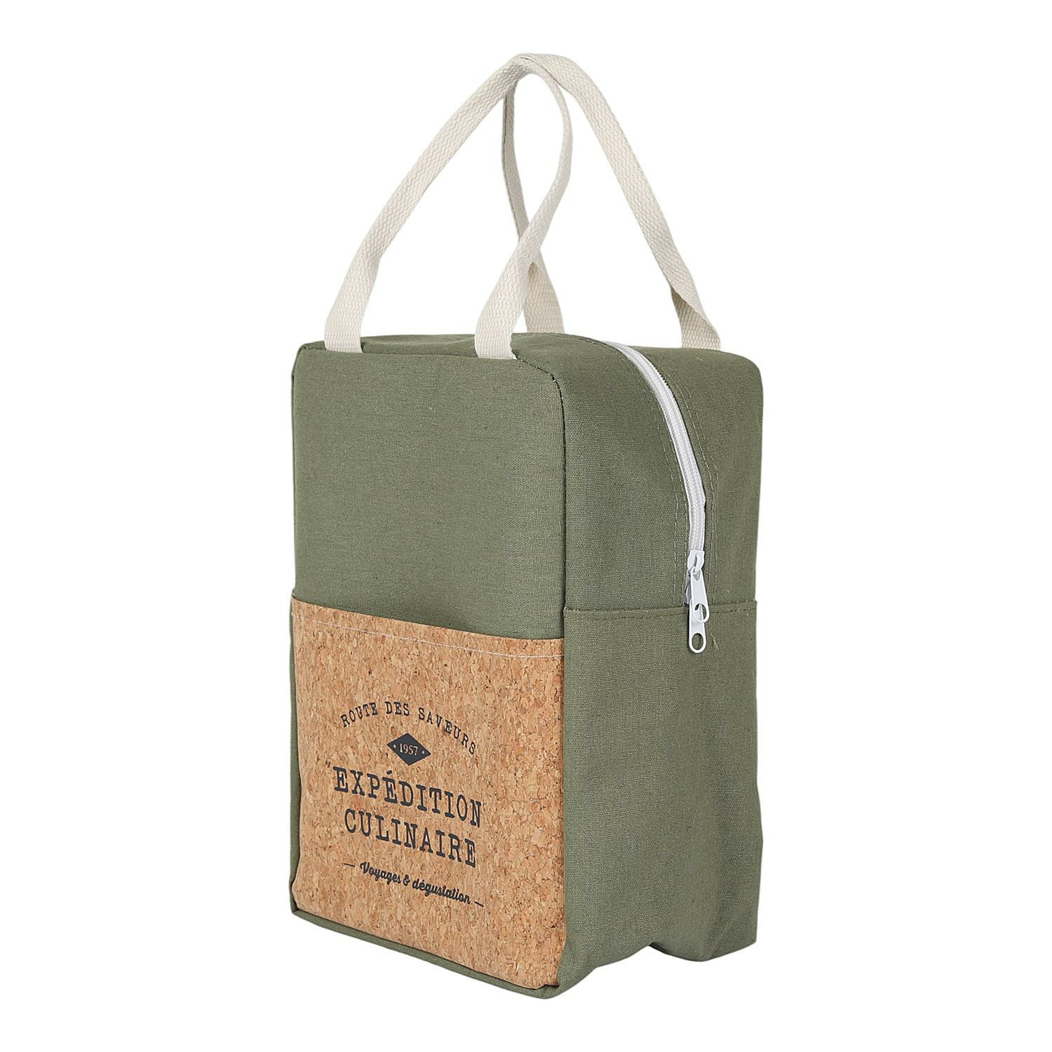 Cook Concept Koeltas Miami - voor lunch en drankjes - 5L - 20 x 11 x 28 cm - Draagband - groen -