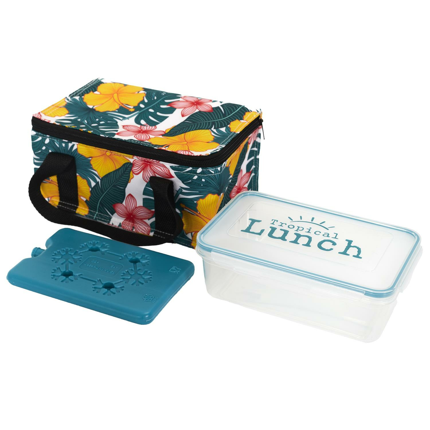 Cook Concept Koeltas Tropical - voor lunch - 3L - 22 x 15 x 11 cm - met koelelement en box -