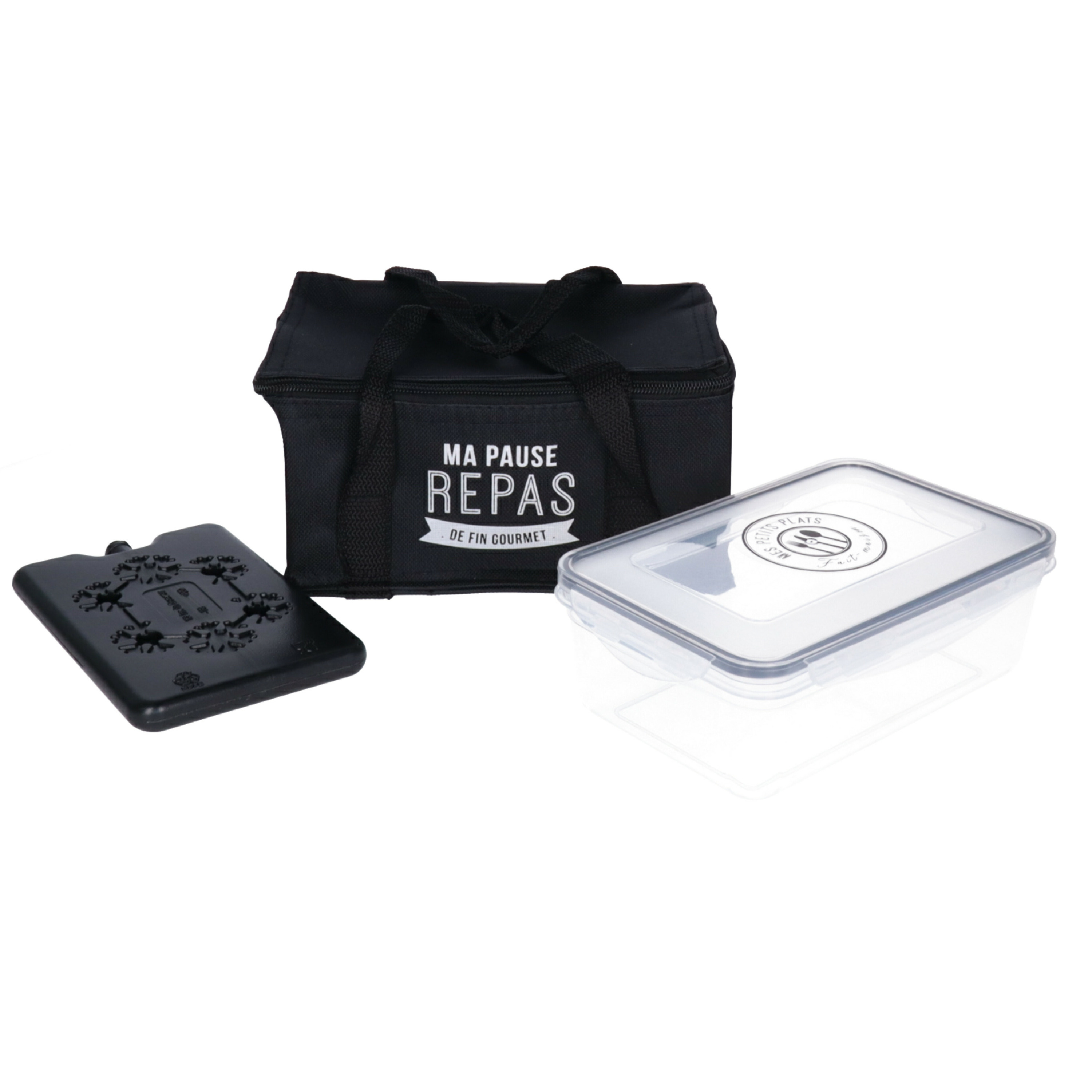 Cook Concept Koeltas Complete - voor lunch - 3L - 22 x 15 x 11 cm - met koelelement en box -