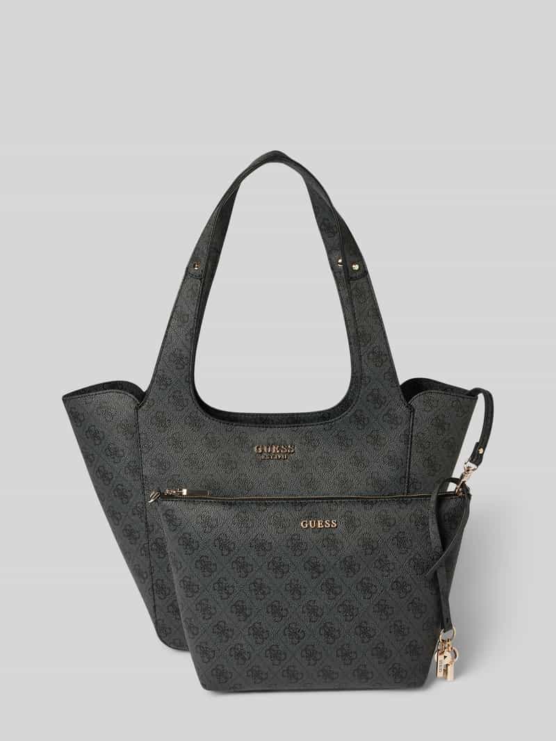 Guess 2-in-1-handtas met labelapplicatie, model 'CALISTA'