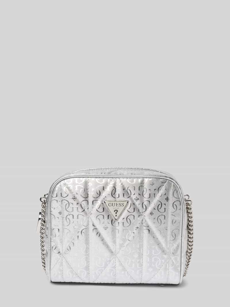 Guess Handtas met labelapplicatie, model 'ALDINA CAMERA CROSSBODY'