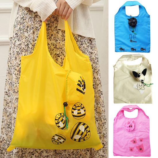 Bag Accessorries Grote capaciteit sterke dragende waterdichte thema cartoon dier opvouwbare boodschappentas Dog