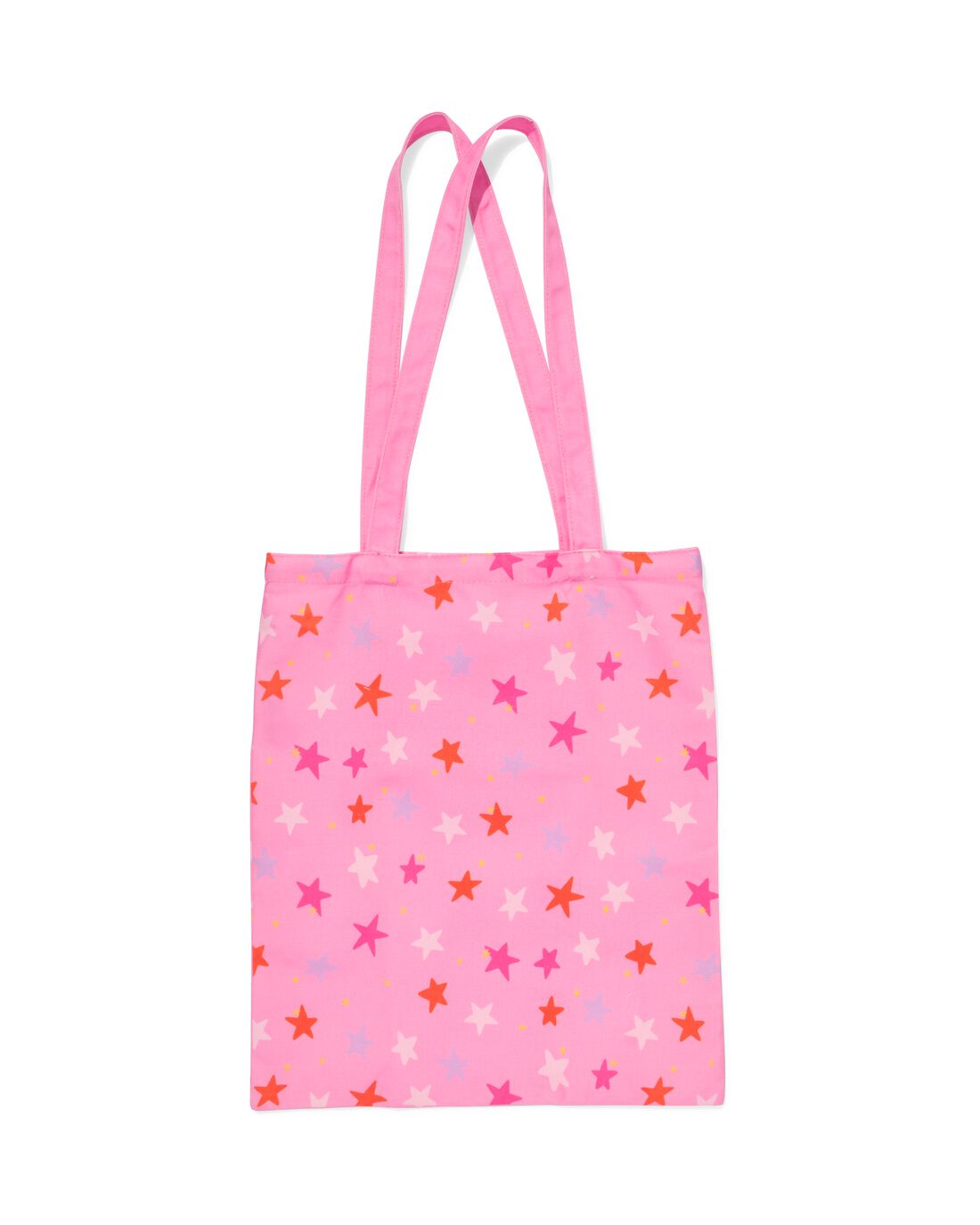 HEMA Canvas Tas 42x36cm Sterren Roze
