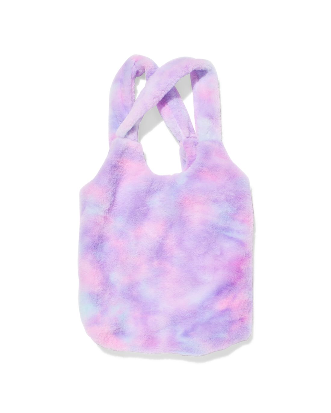 HEMA Schoudertas 60x45cm Fluffy Paars