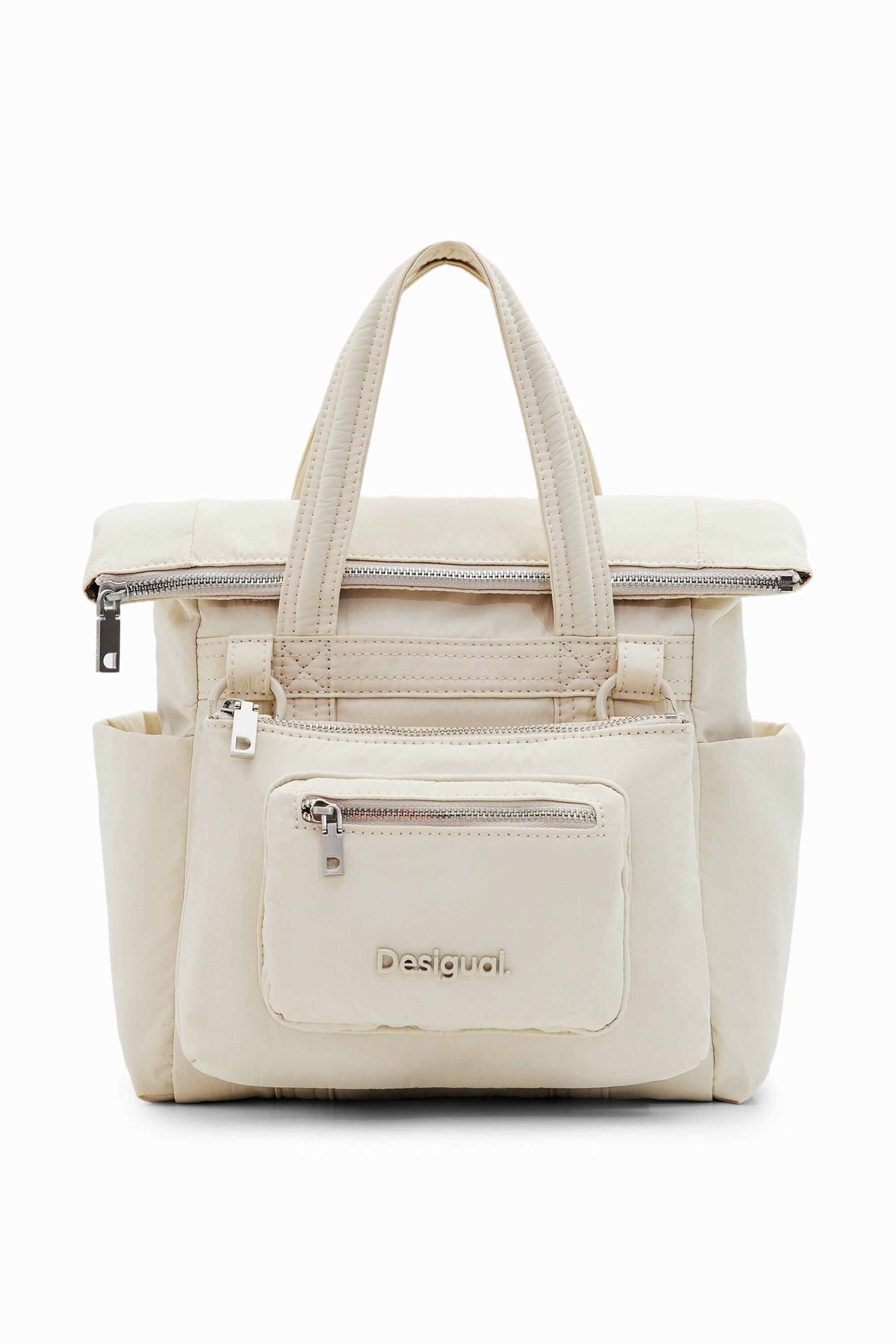 Desigual Veelzijdige Voyager rugzak XS - WHITE