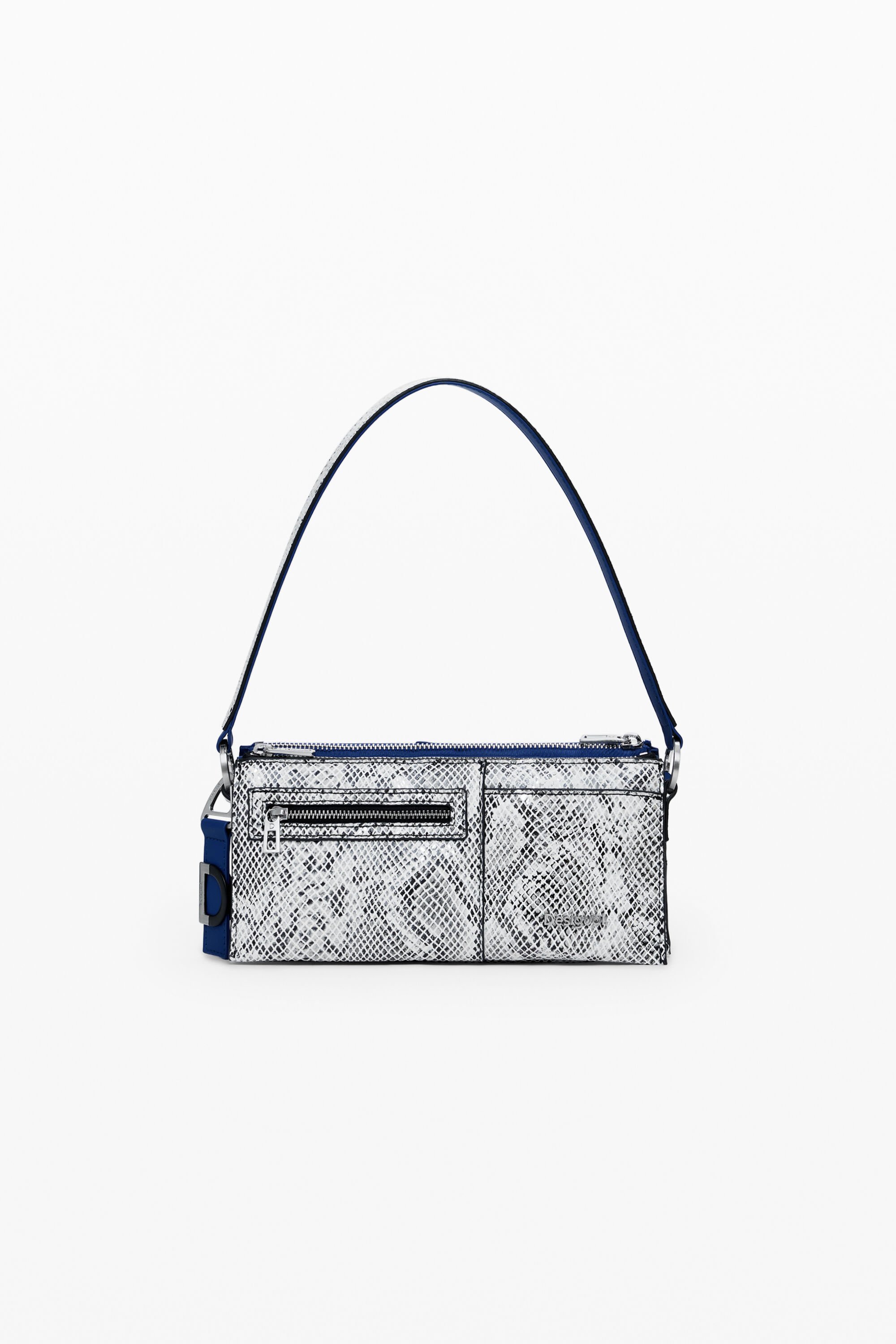 Desigual Small convertible animal print bag - BLUE