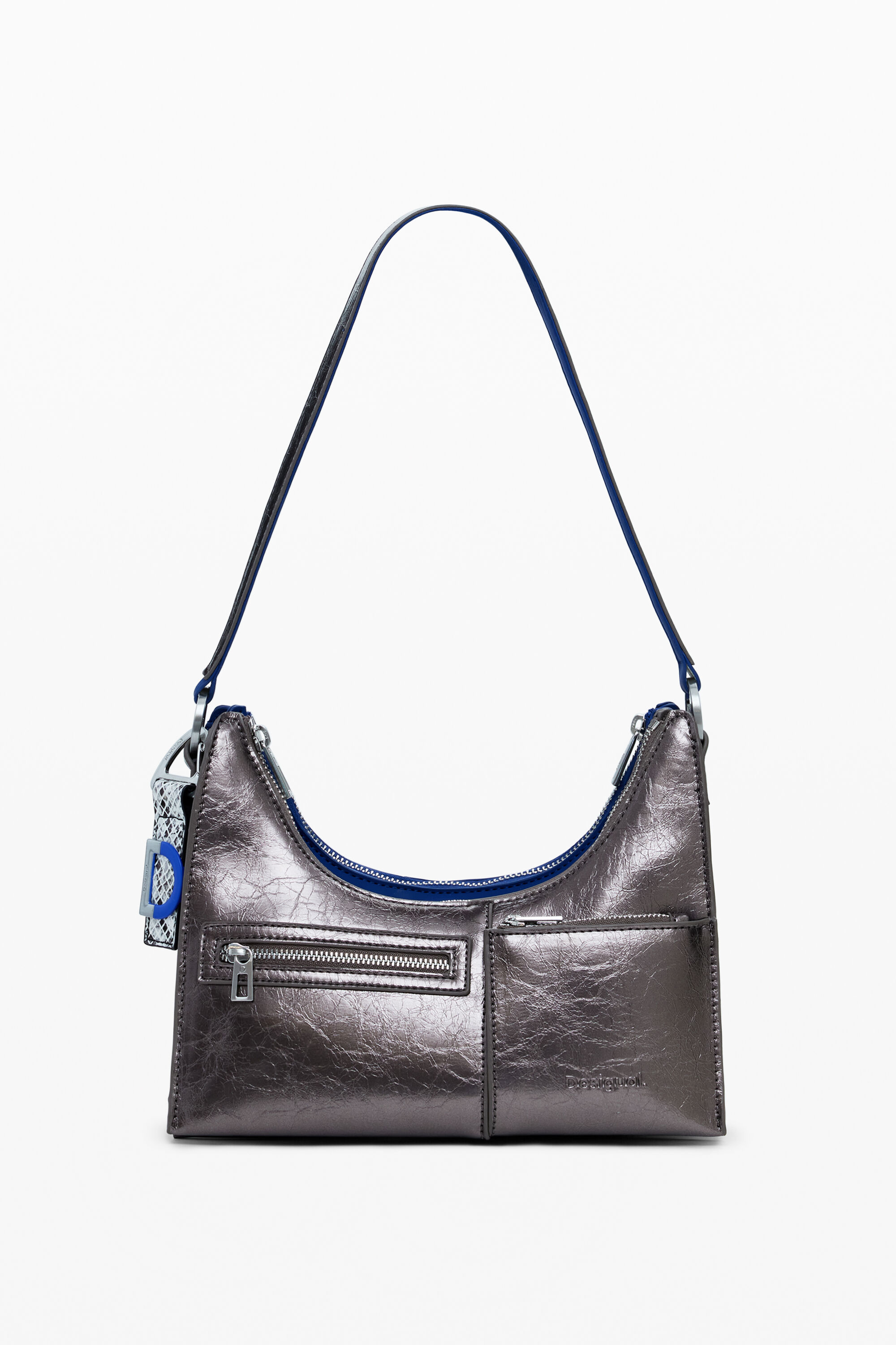 Desigual Kleine tweekleurige afneembare tas - BLUE