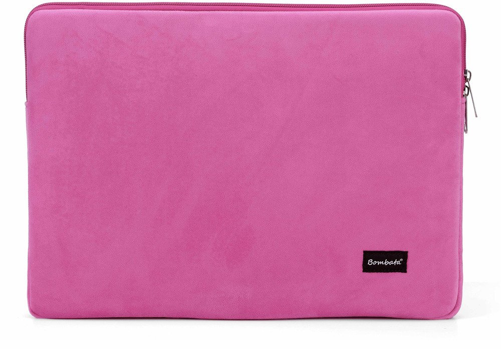 Bombata Sleeve Velvet 15.6 inch Dark Pink | Laptop Tassen&Sleeves | 8059395581405