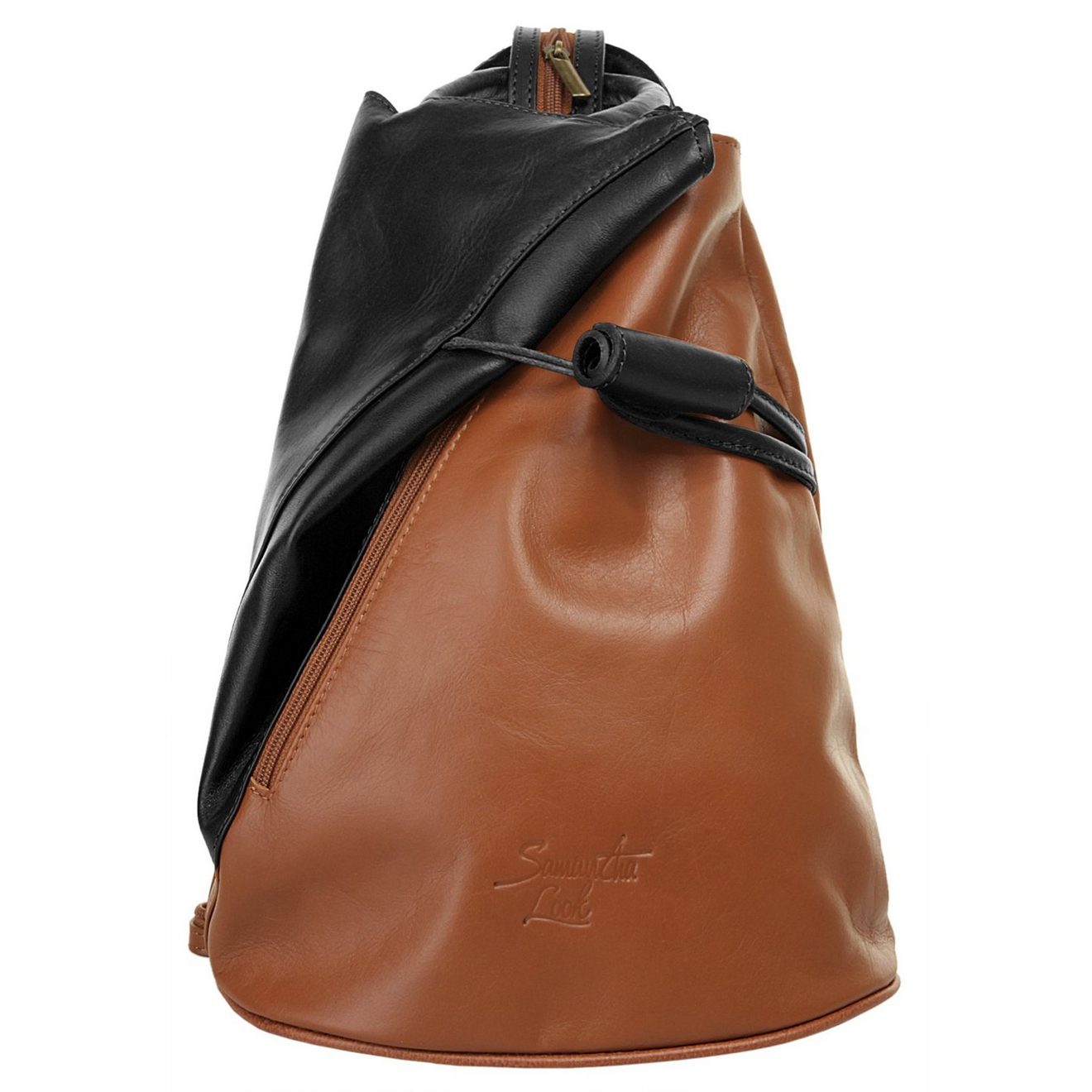 Samantha Look Rugzak echt leer, made in italy