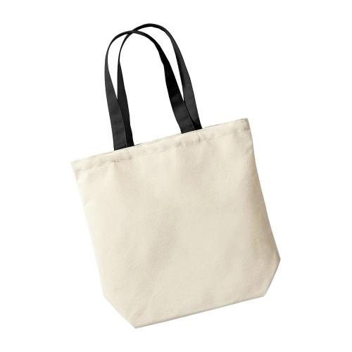 Westford Mill Plain Fair Trade Camden shopper/boodschappentas (13 liter) (pak van 2) One Size natuurlijk