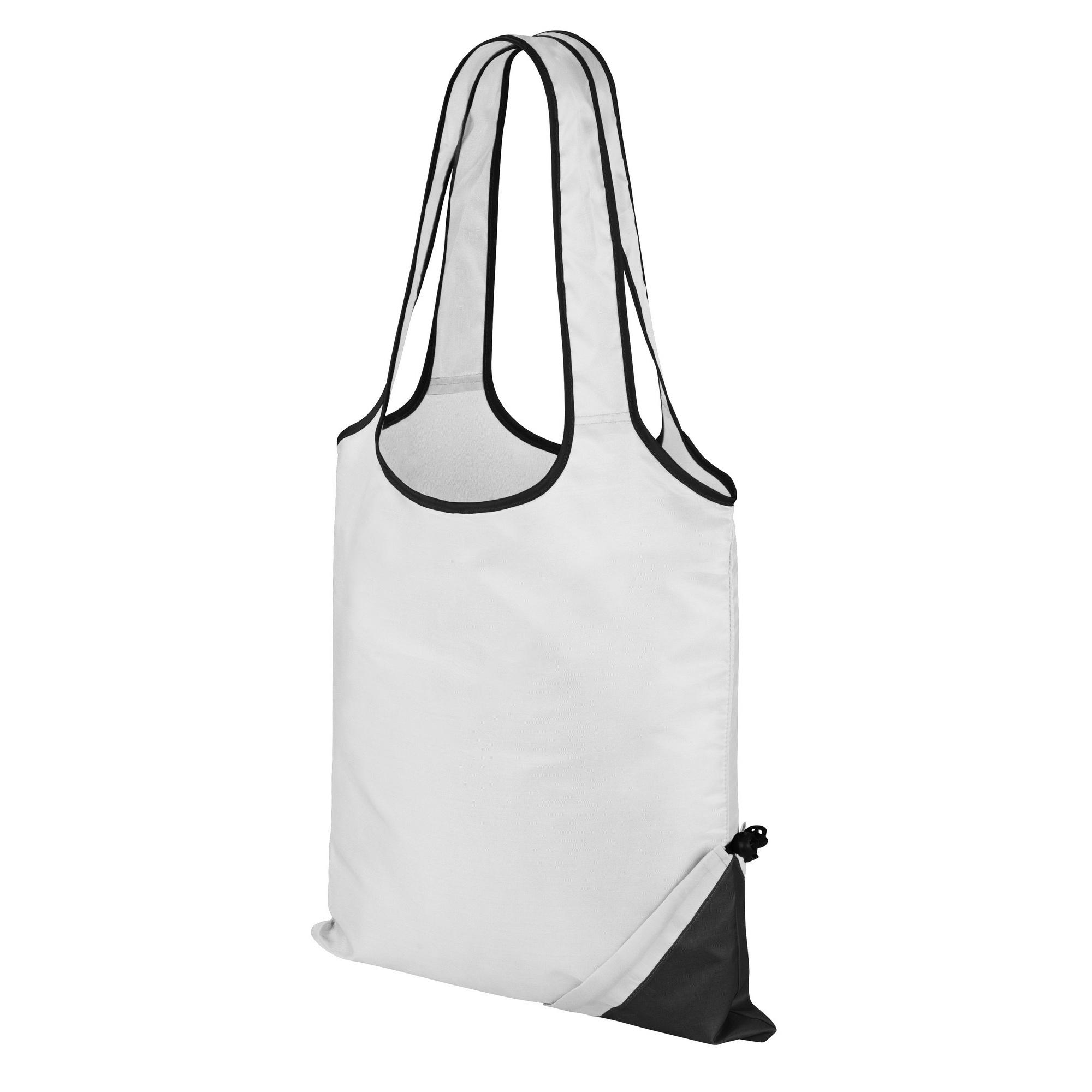 Result aat Core compacte boodschappentas One Size wit/zwart