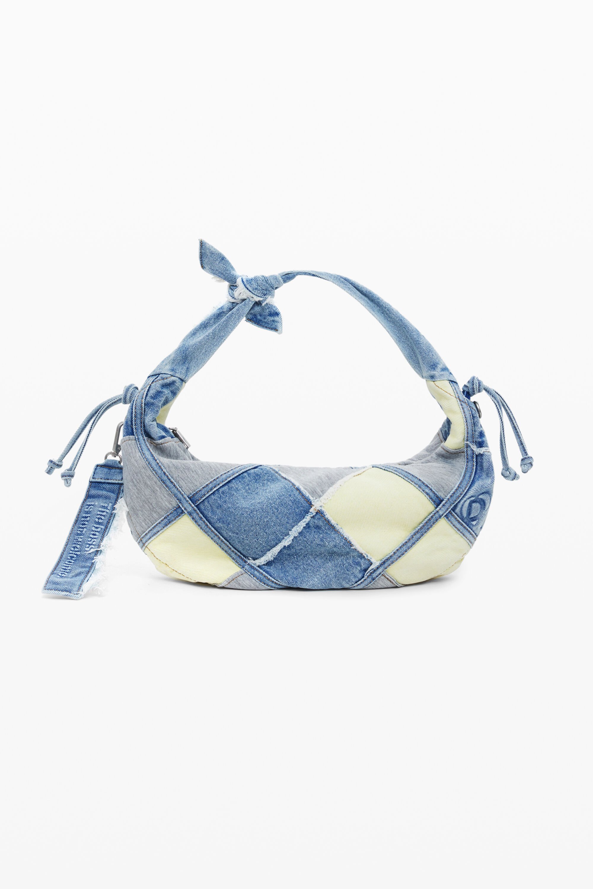 Desigual Middelgrote patchwork tas - BLUE