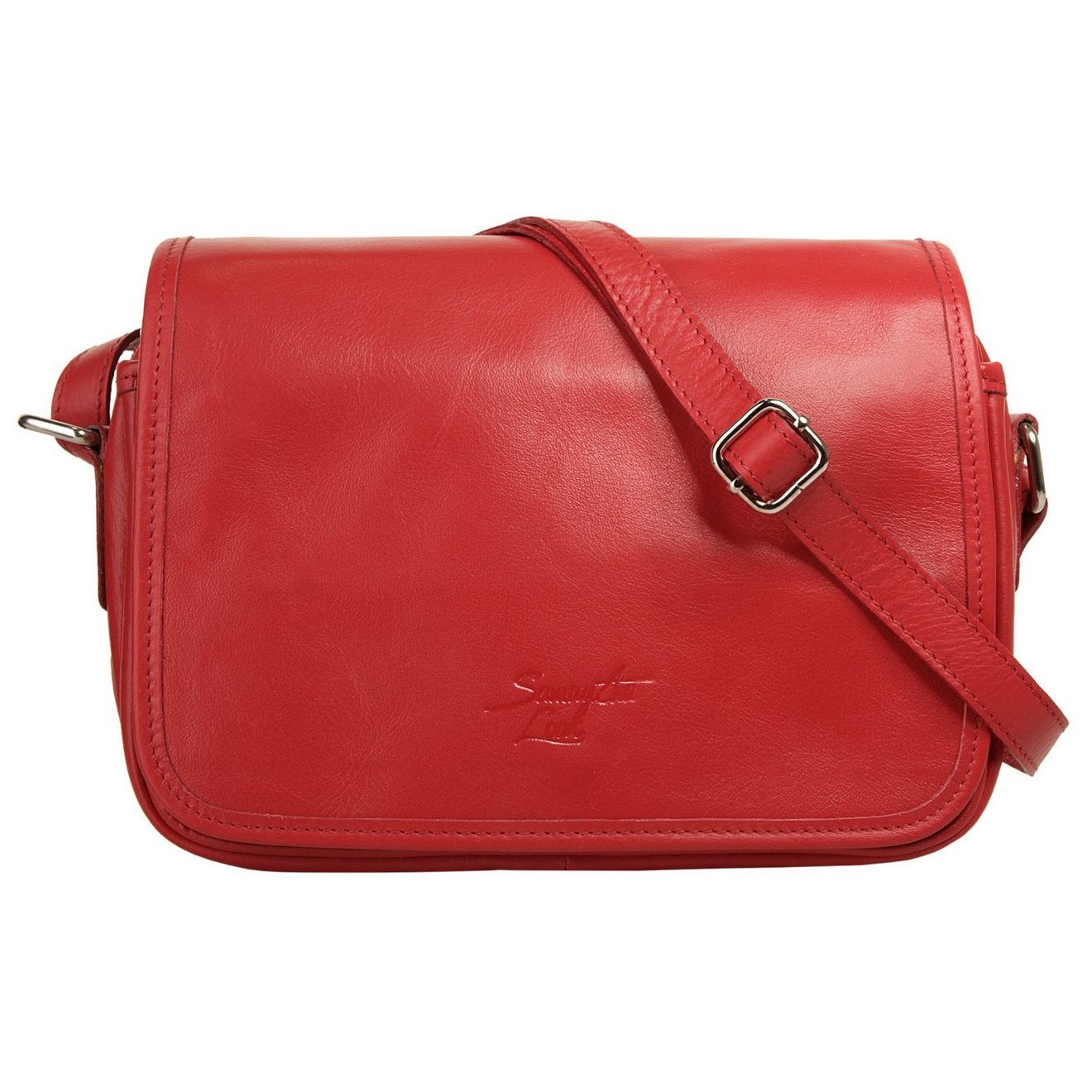 Samantha Look Schoudertas echt leer, made in italy