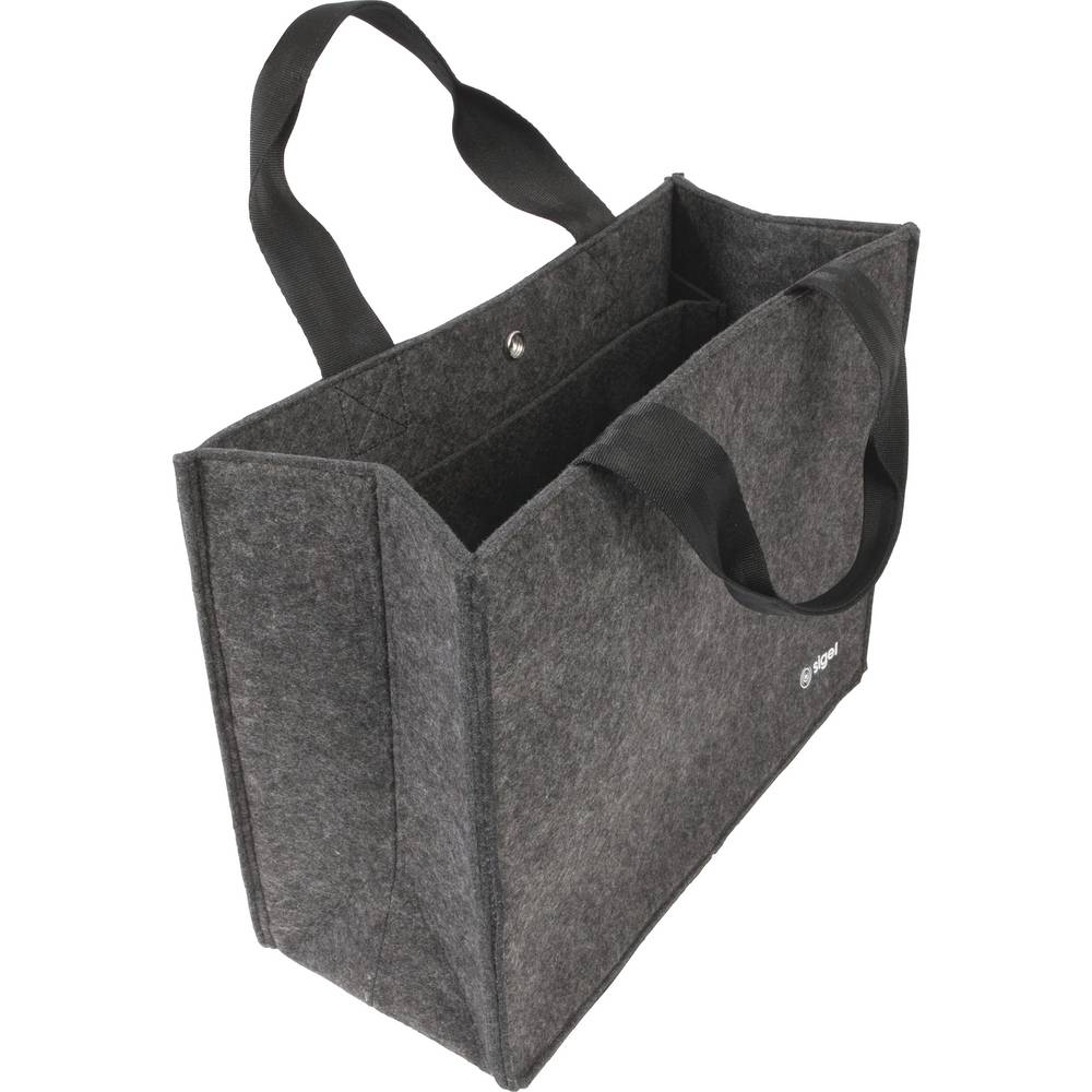 Sigel Laptoptas Desk Sharing Bag Basic M Synthetisch vilt Donkergrijs (b x h x d) 36 x 28 x 15 cm Geschikt voor max. (laptop): 39,1 cm (15,4)