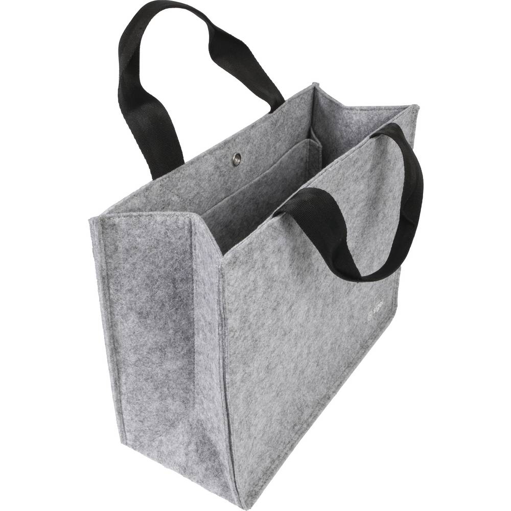 Sigel Laptoptas Desk Sharing Bag Basic M Synthetisch vilt Lichtgrijs (b x h x d) 36 x 28 x 15 cm Geschikt voor max. (laptop): 39,1 cm (15,4)