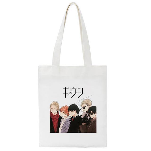Iaidegou-4 Shopper Tas Yaoi Bl Gezien Yaoi Gezien Anime Draagtas Winkelen Unisex Mode Reizen Canvas Tas Pacakge Handtas Witte Strandtas 25*30cm