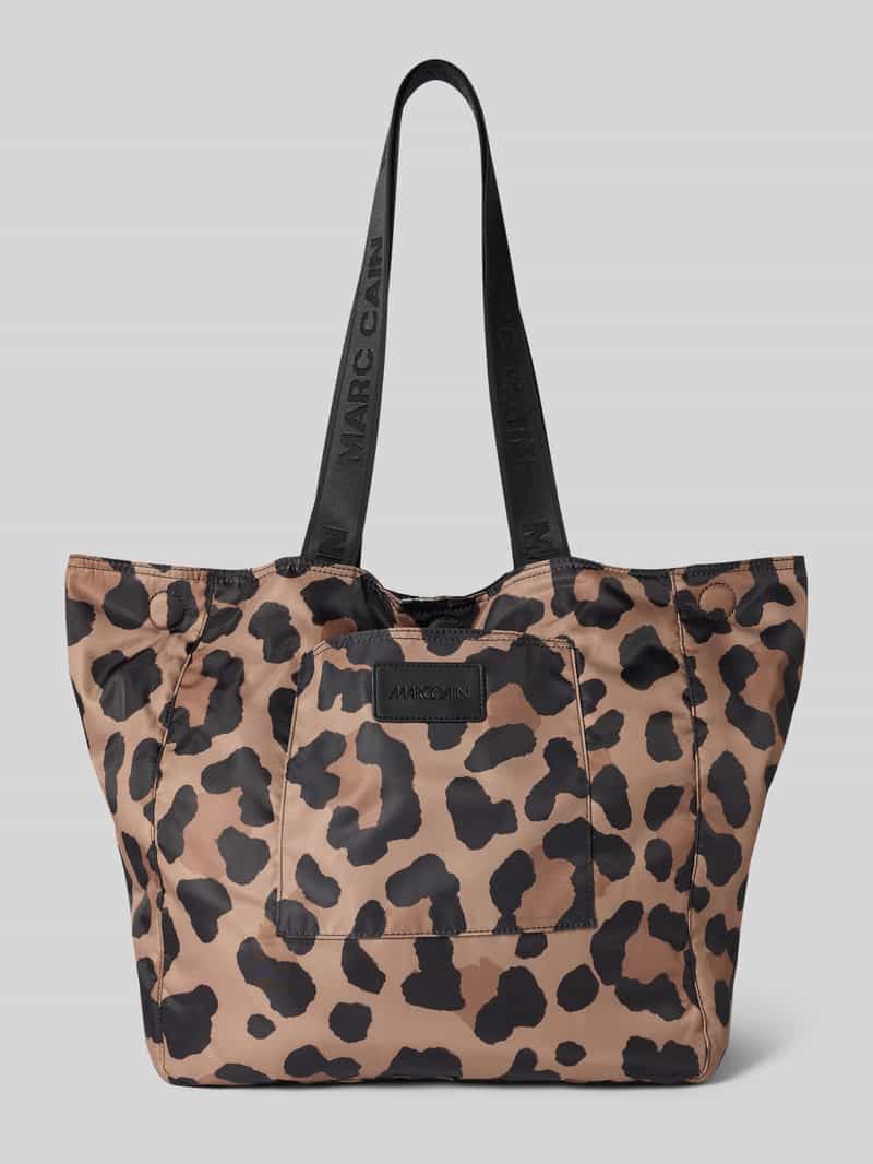 Marc Cain Handtas met all-over dierenprint