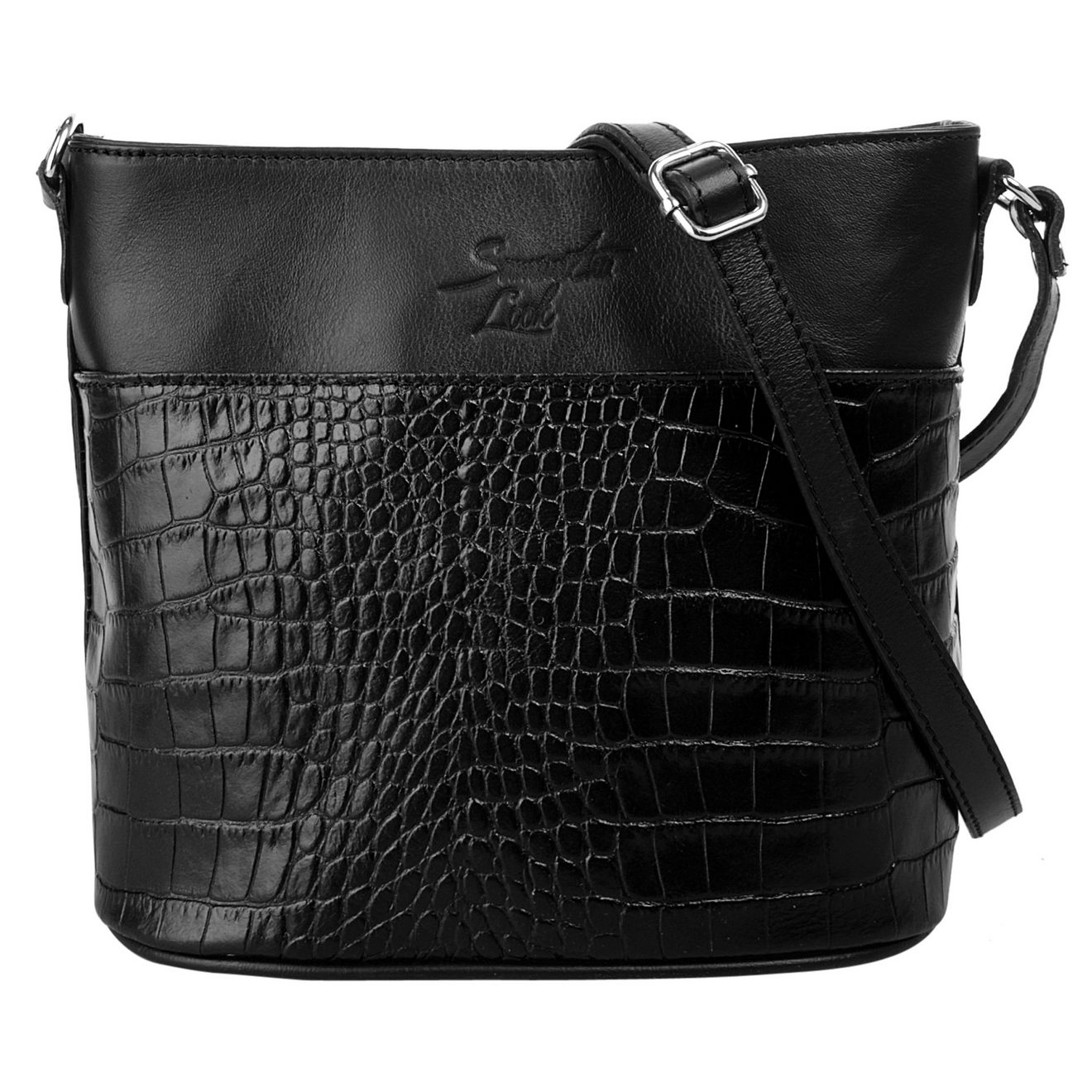 Samantha Look Schoudertas echt leer, made in italy