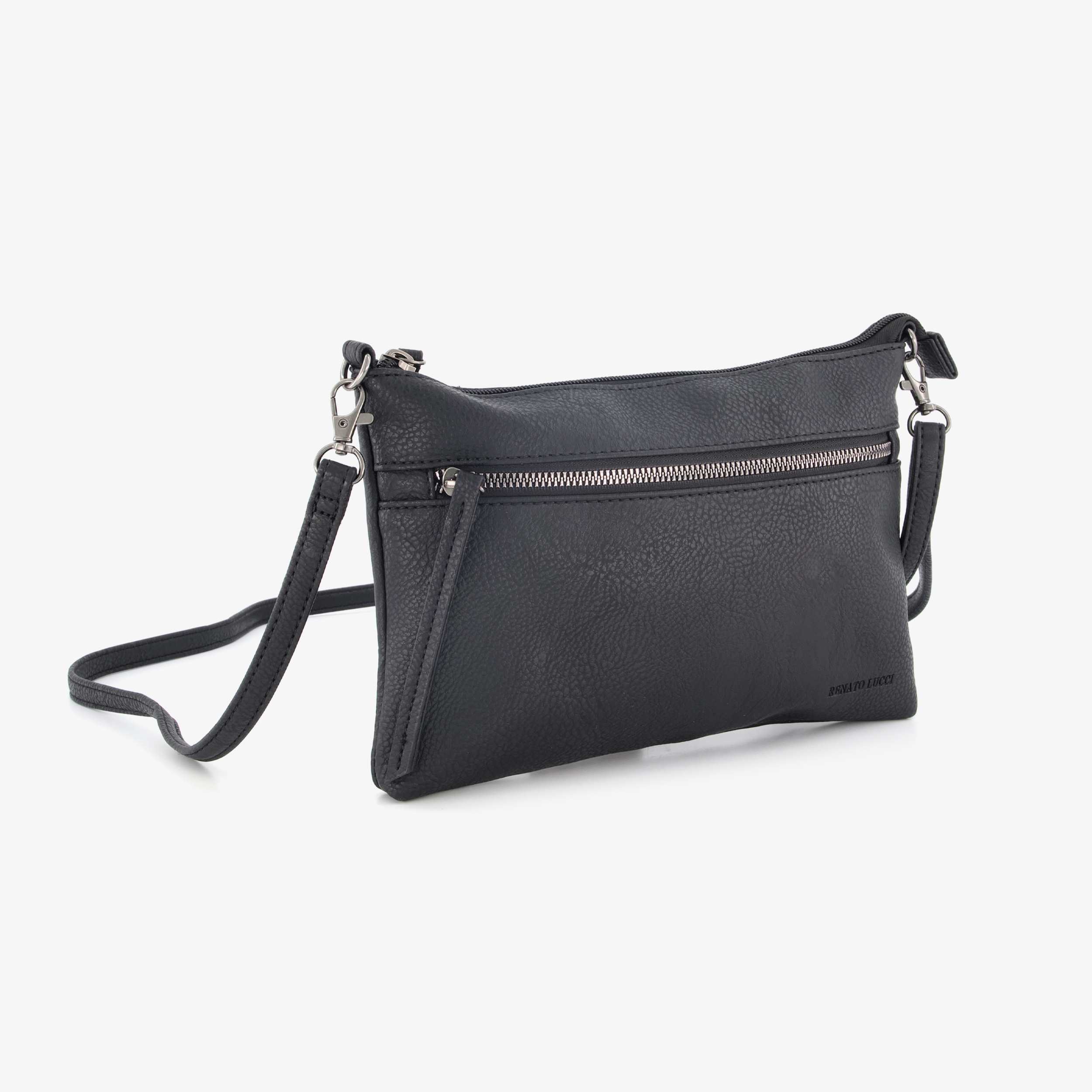 Renato Lucci dames schoudertas zwart