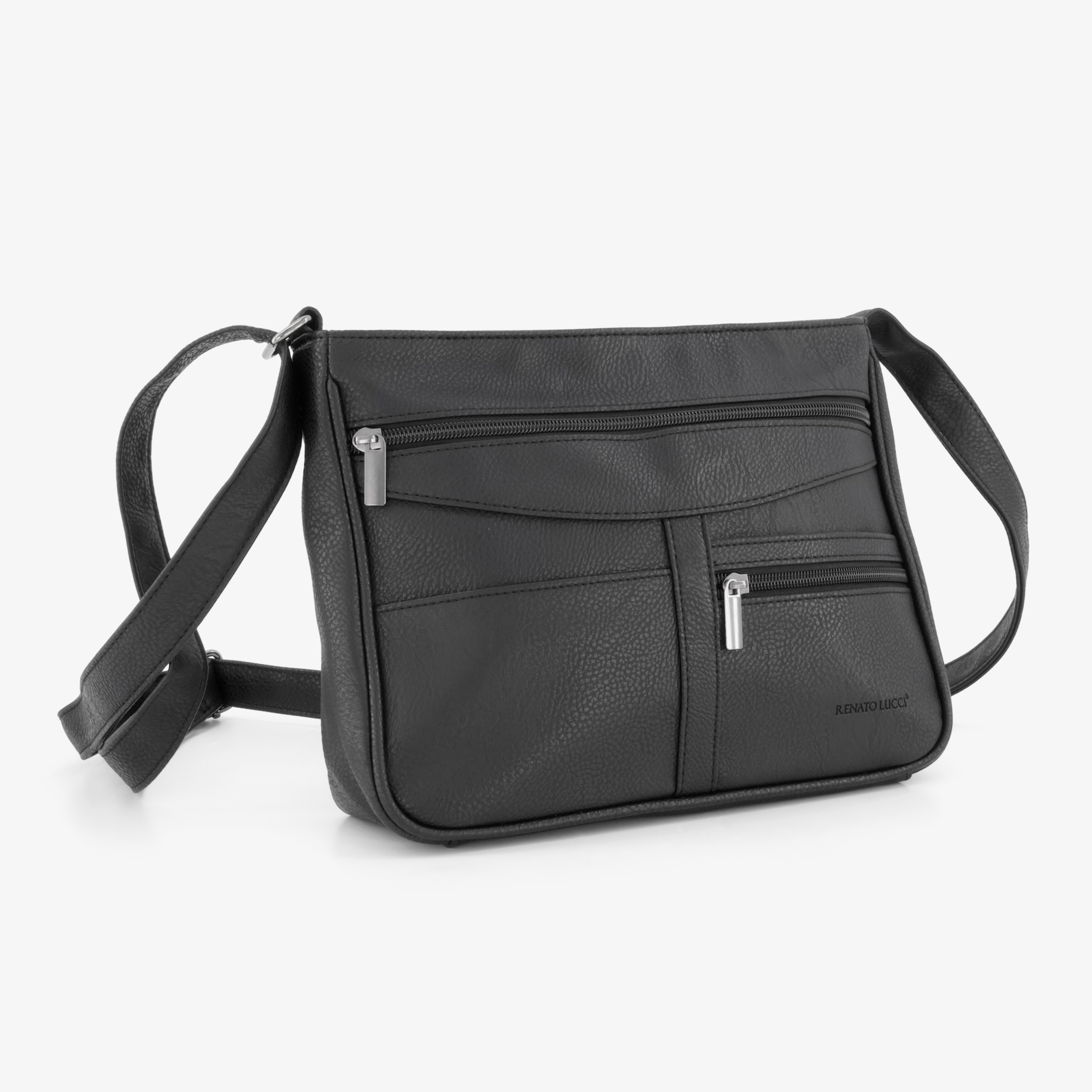 Renato Lucci dames schoudertas zwart