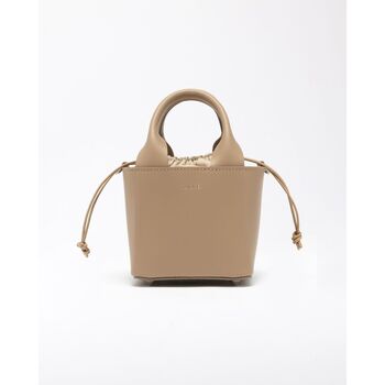 Date Handtas  B431-CB-LE-NT CUBO BAG-LETHER NATURAL