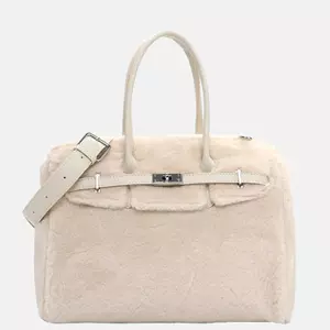 EMILY & NOAH Heater handtas M ecru