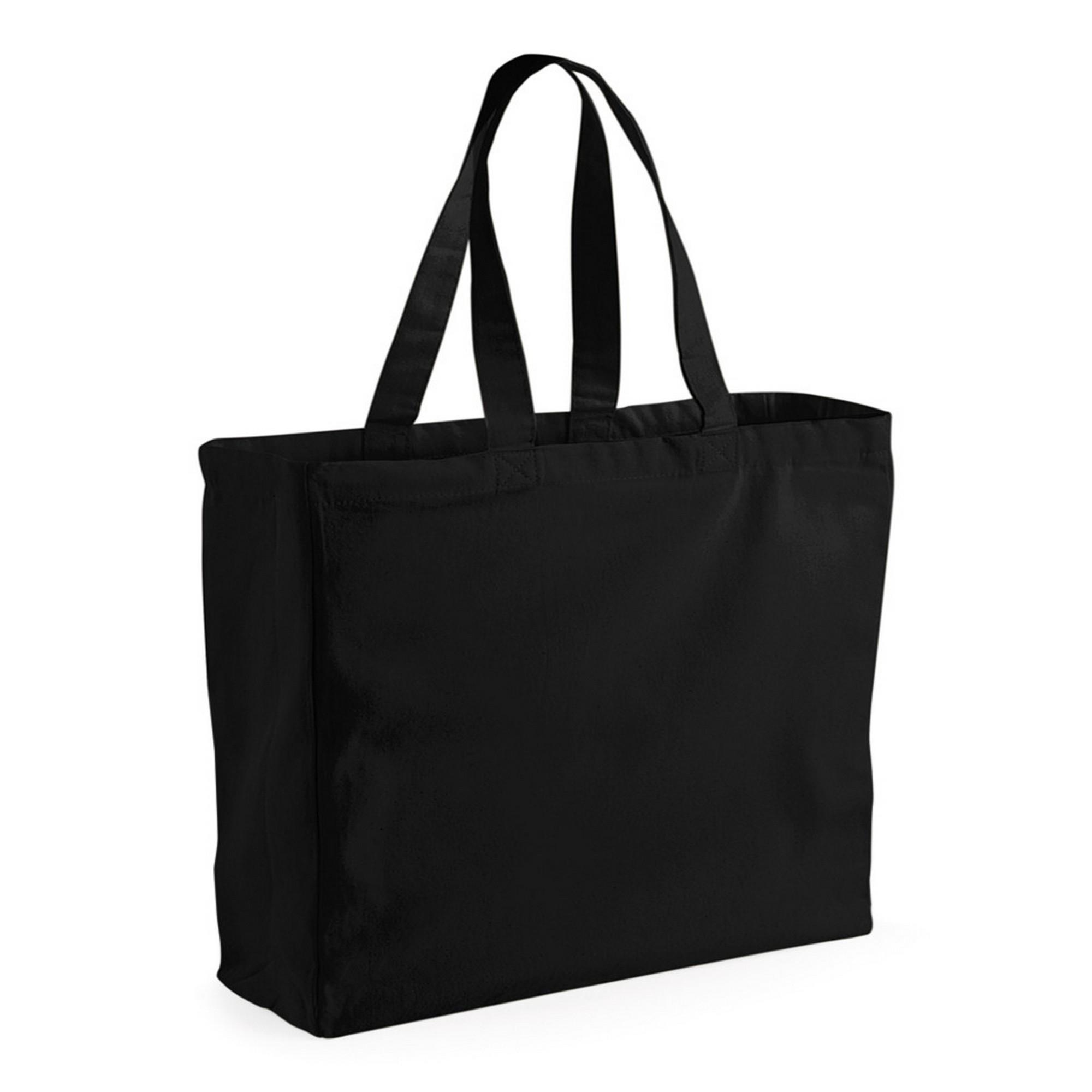 Westford Mill Canvas Classic Shopper Bag - 26 Litres One Size zwart