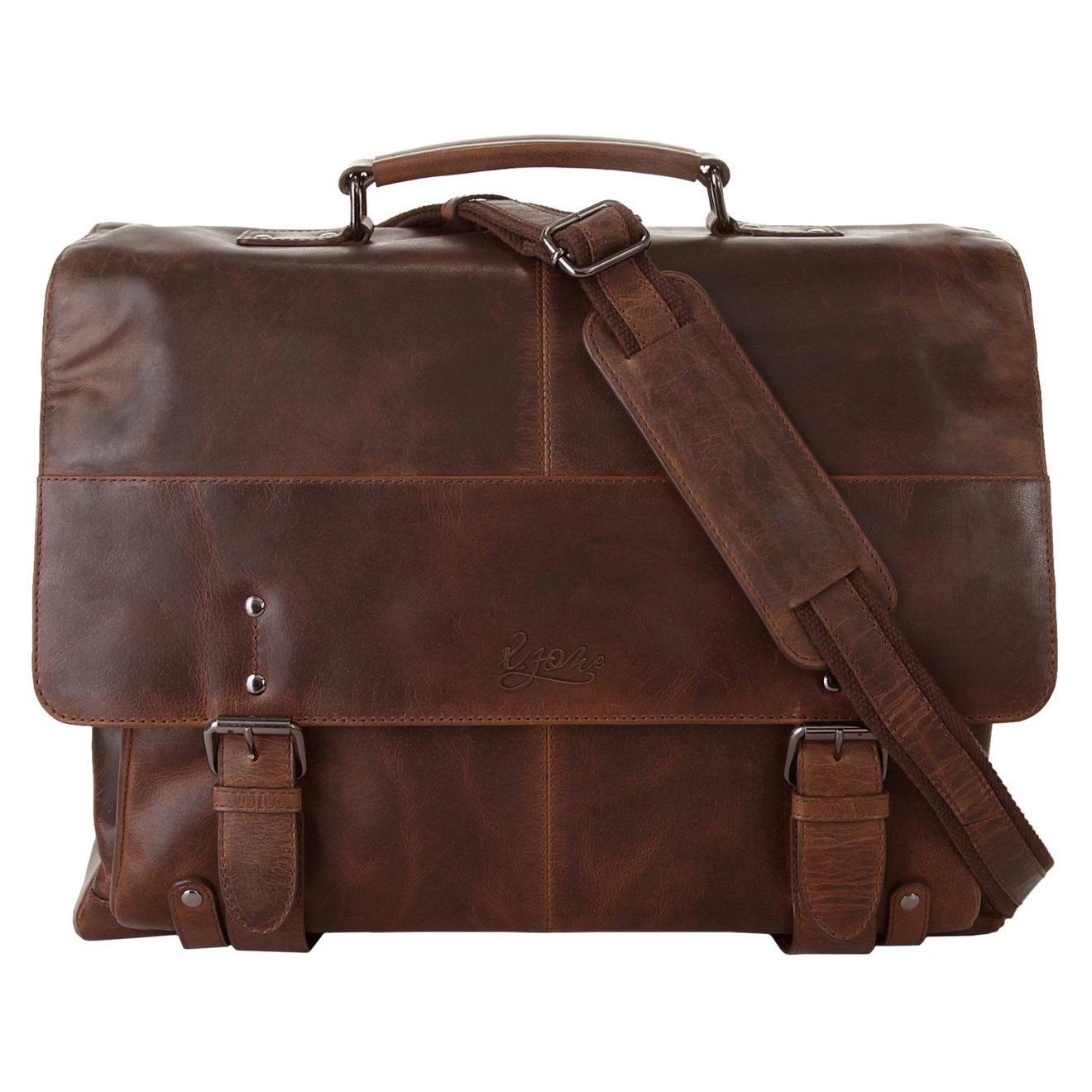 X-Zone Aktetas echt leder